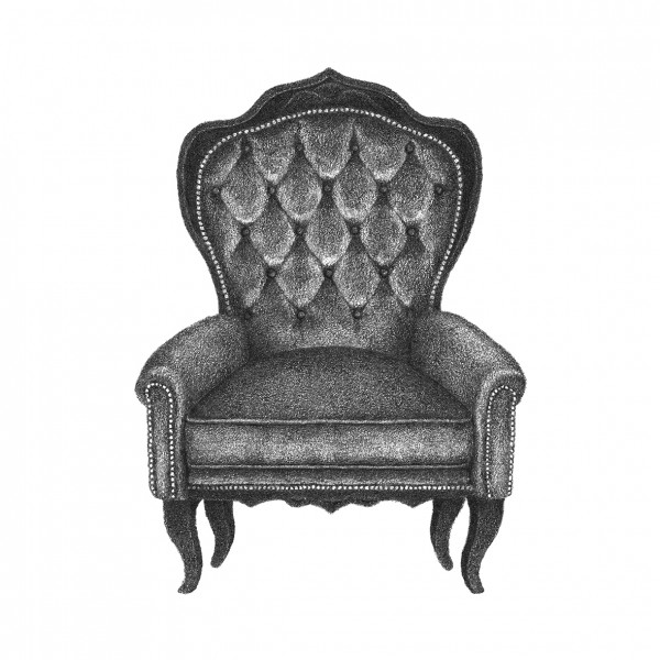 ベルベットの椅子